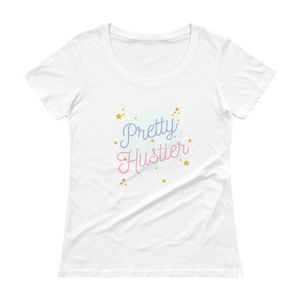 "Pretty Hustler" Scoop-Neck